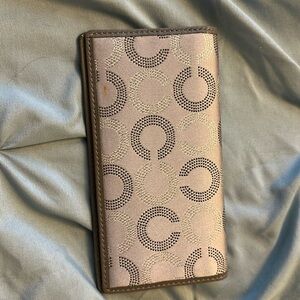 Coach checkbook holder